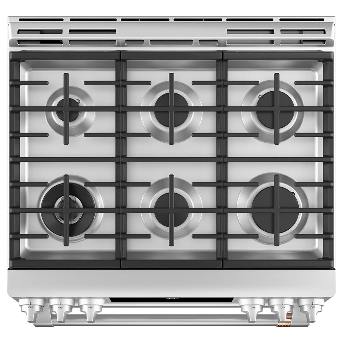 30" Dual-Fuel Range with Double Oven and No-Preheat Air Fry in Stainless Steel