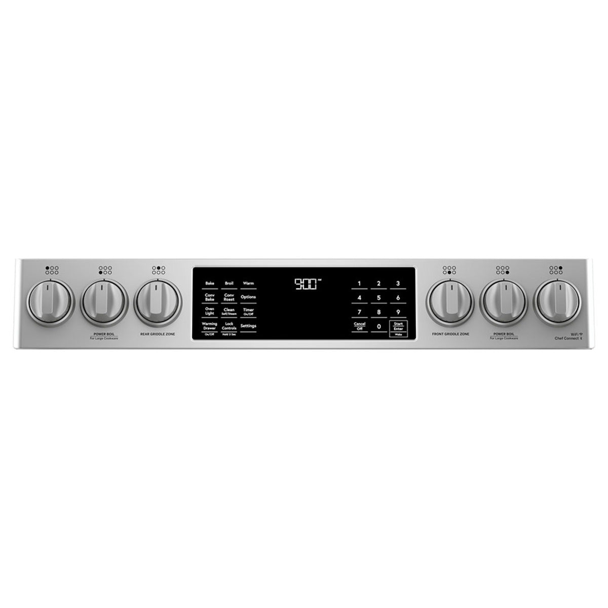 30" Slide-In Dual-Fuel Range with No-Preheat Air Fry in Stainless Steel