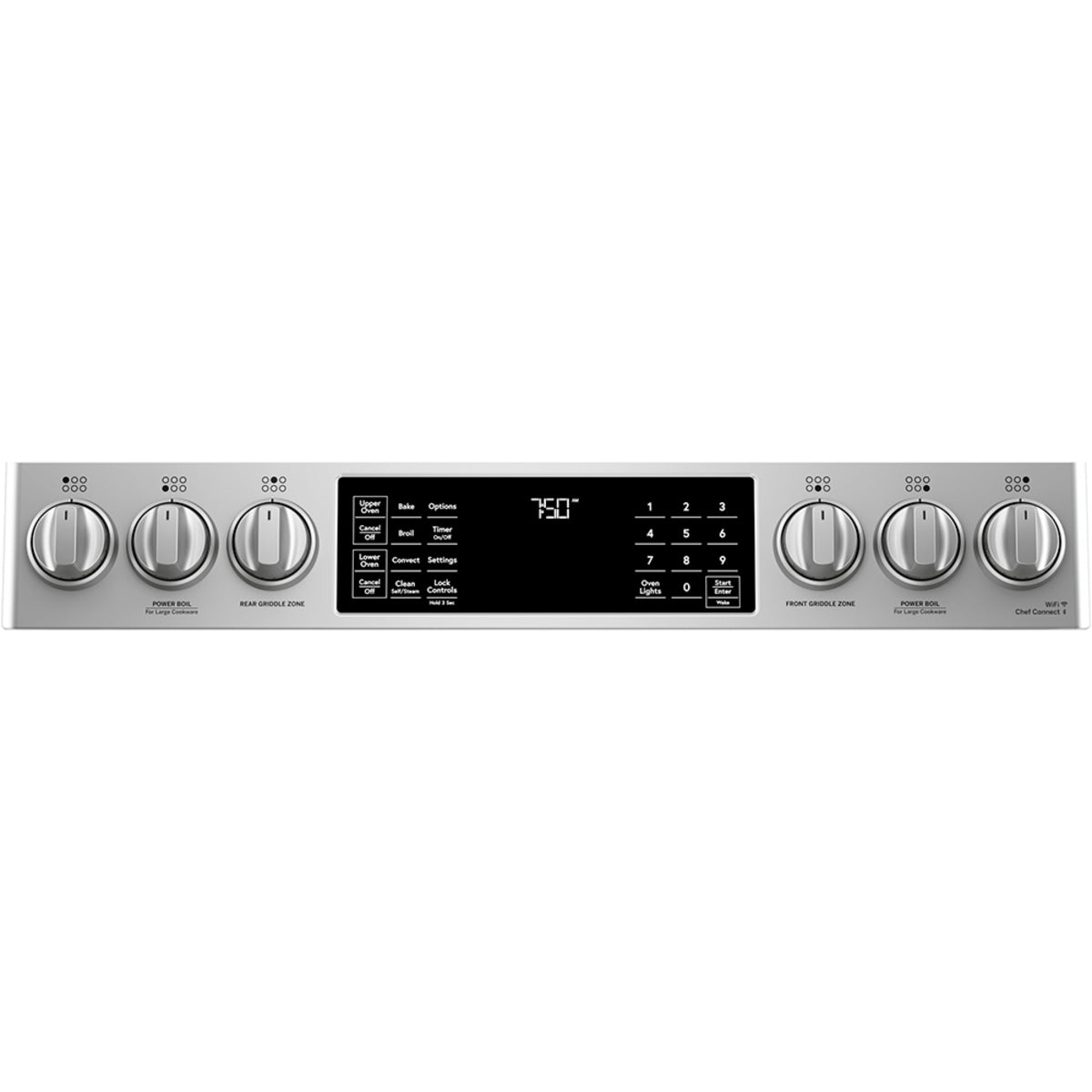 30" Double Oven Gas Range with No-Preheat Air Fry in Stainless Steel