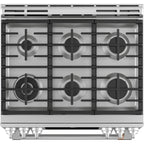30" Slide-In Gas Range with Convection and No-Preheat Air Fry in Stainless Steel