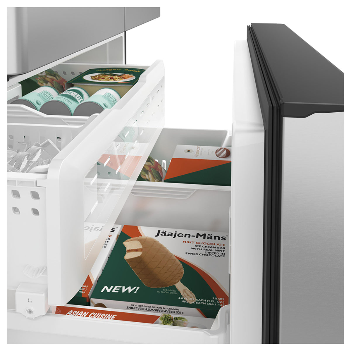 23.1 Cu. Ft. Counter-Depth French-Door Refrigerator in Stainless Steel