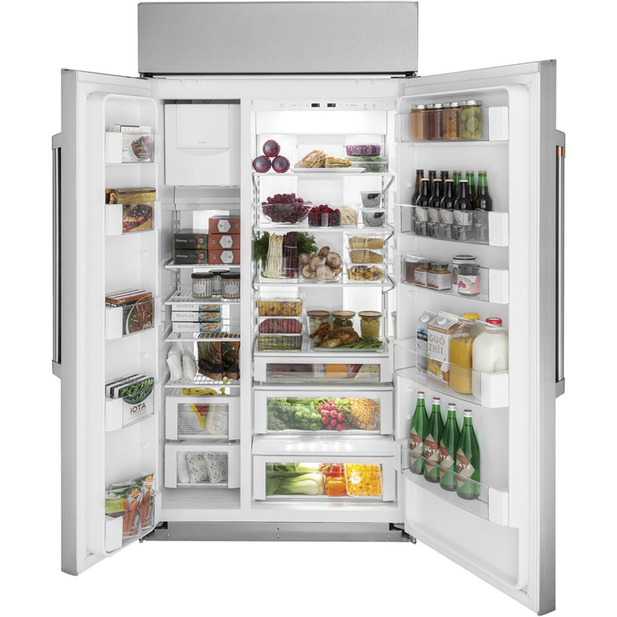48" Built-In Side-by-Side Refrigerator in Stainless Steel