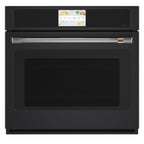 30" Built-In Convection Single Wall Oven with No-Preheat Air Fry in Matte Black with Brushed Stainless hardware