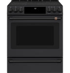 30" Slide-In Radiant Range with No-Preheat Air Fry in Matte Black with Flat Black hardware