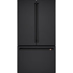 23.1 Cu. Ft. Counter-Depth French-Door Refrigerator in Matte Black with Flat Black hardware