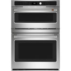 30" Combination Double Wall Oven with Convection and Advantium Technology in Stainless Steel with Brushed Stainless hardware