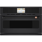 30" Smart Five in One Oven with 120V Advantium Technology in Matte Black with Flat Black hardware