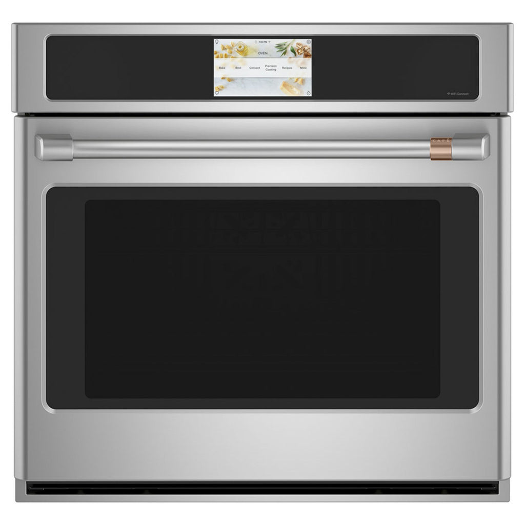 30" Built-In Convection Single Wall Oven in Stainless Steel with Brushed Stainless hardware