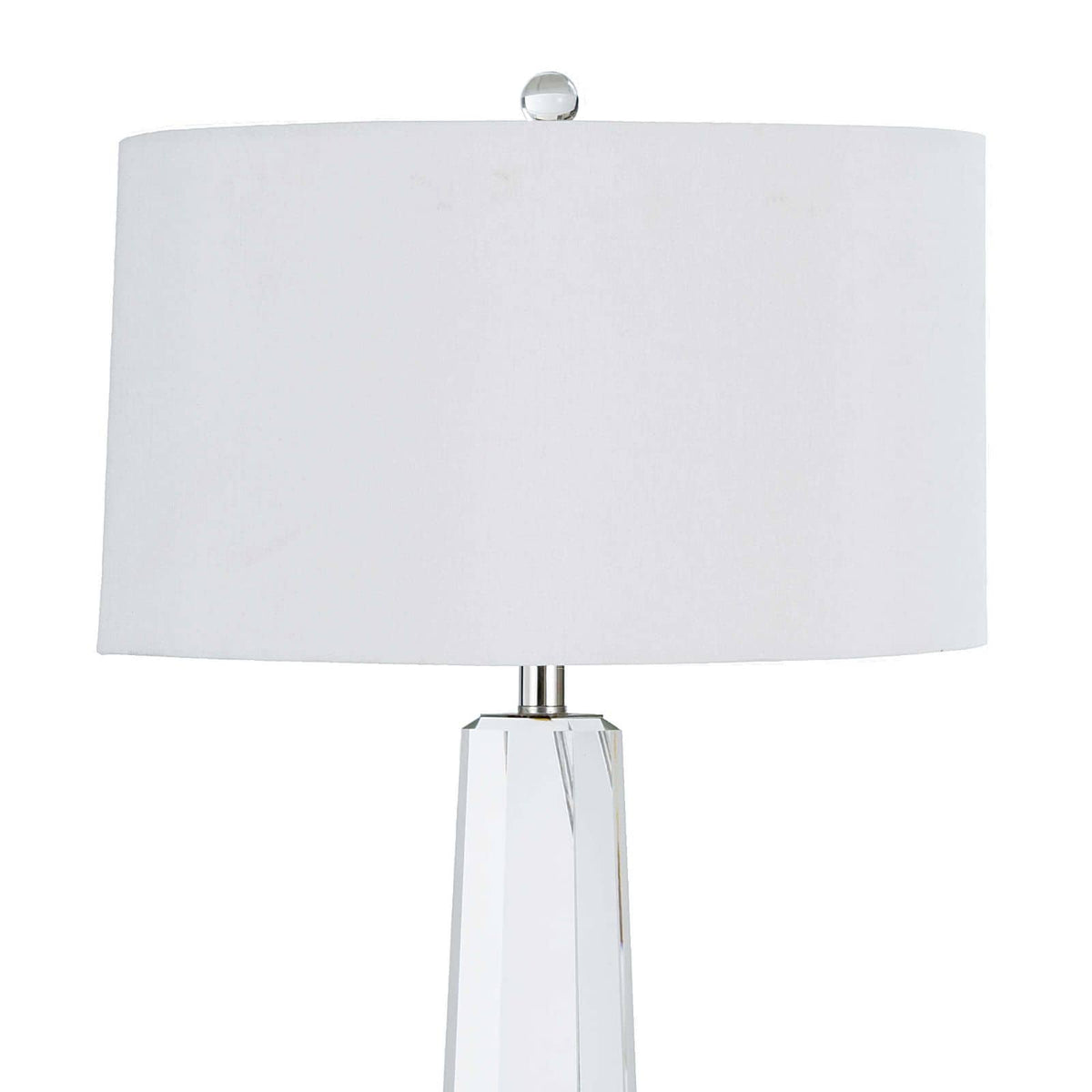 Tapered Hex Crystal Table Lamp by Regina Andrew - view 3