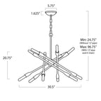 Cobra Chandelier Small