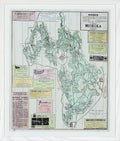 Muskoka Local Business Map II wall art by Celadon Art