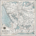 Map – Highlands of Ontario wall art by Celadon Art