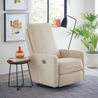 Calli Swivel Glider Recliner in a living room
