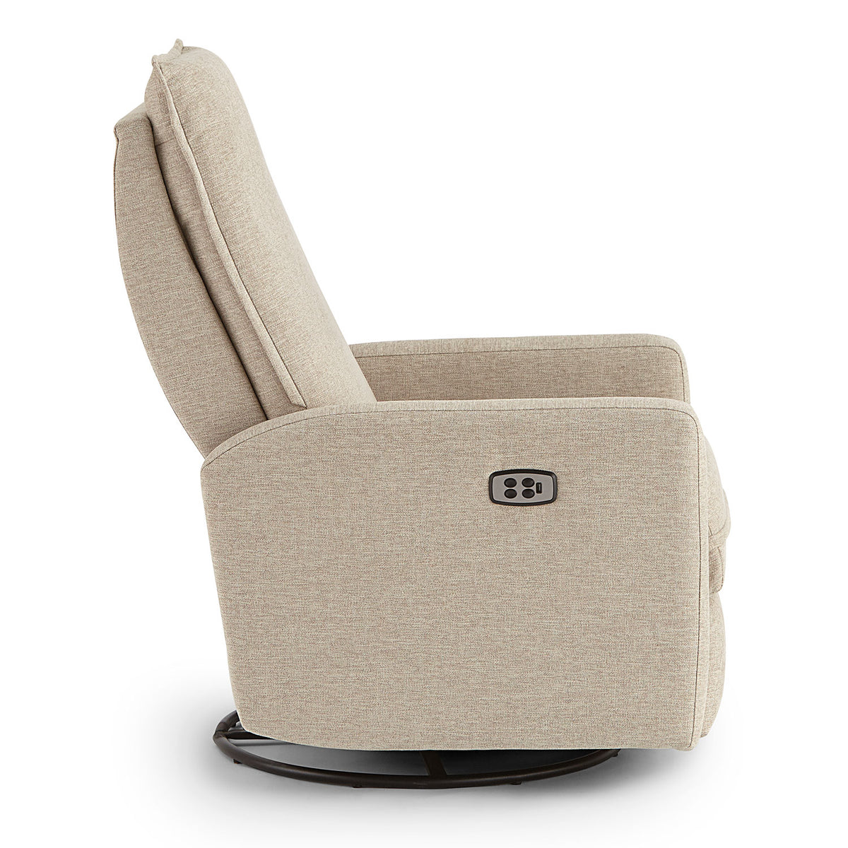 Calli Swivel Glider Recliner side view