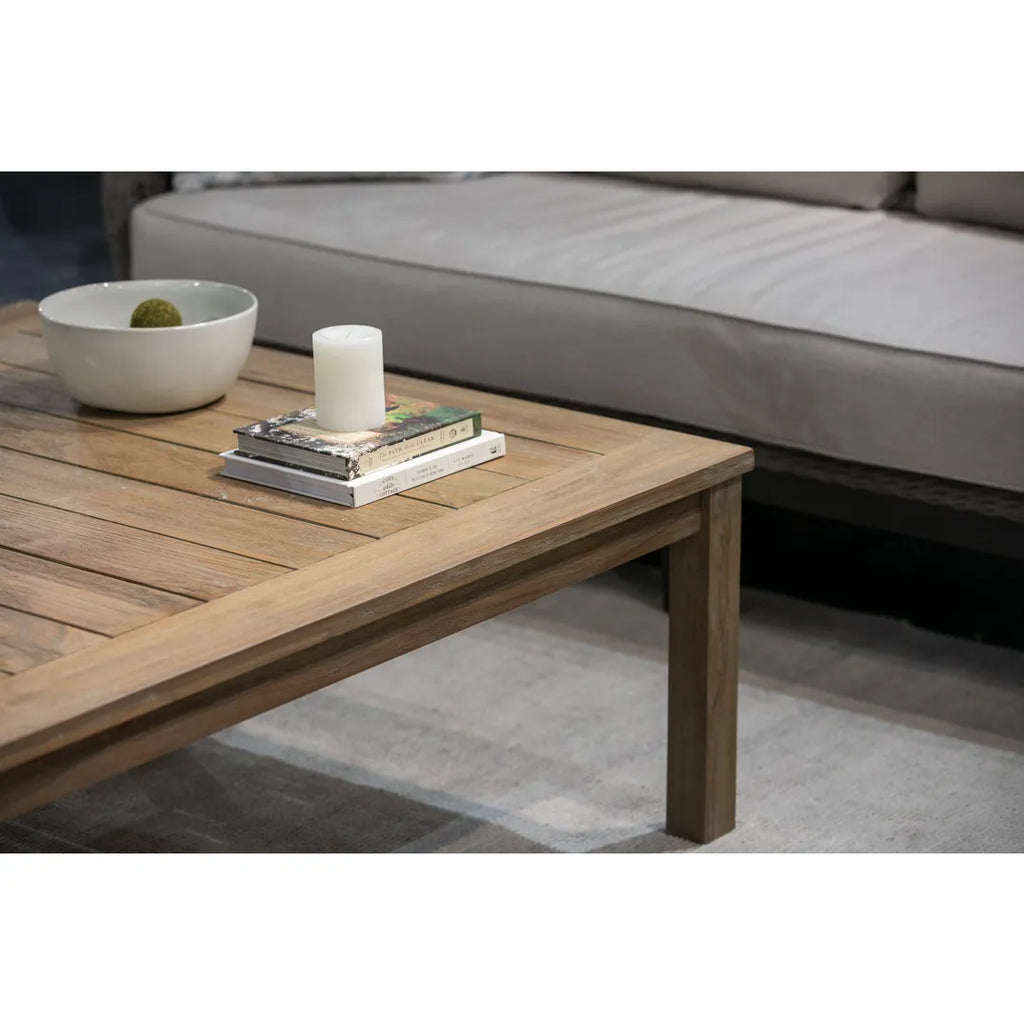 Coastal Teak Rectangular Coffee Table