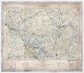 Map – Muskoka, 1937 wall art by Celadon Art