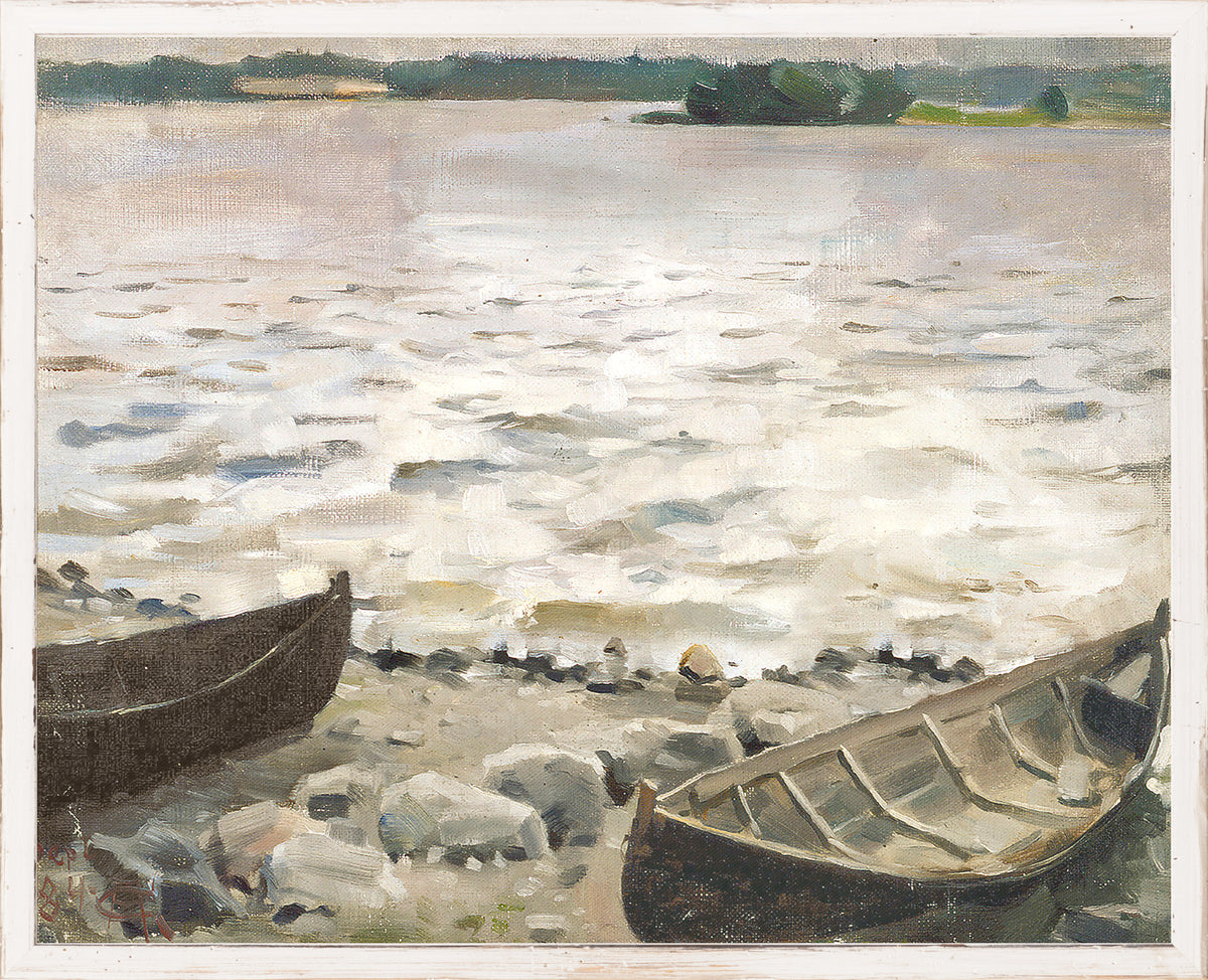 Northern Collection – Boats on the Beach, c. 1884 wall art by Celadon Art
