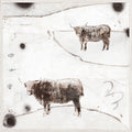 Carousel Highland Cows wall art by Celadon Art
