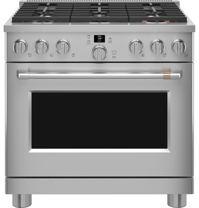 36" Smart Dual-Fuel Range with No-Preheat Air Fry