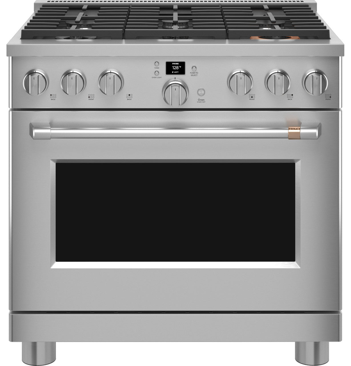 36" Smart Dual-Fuel Range with No-Preheat Air Fry