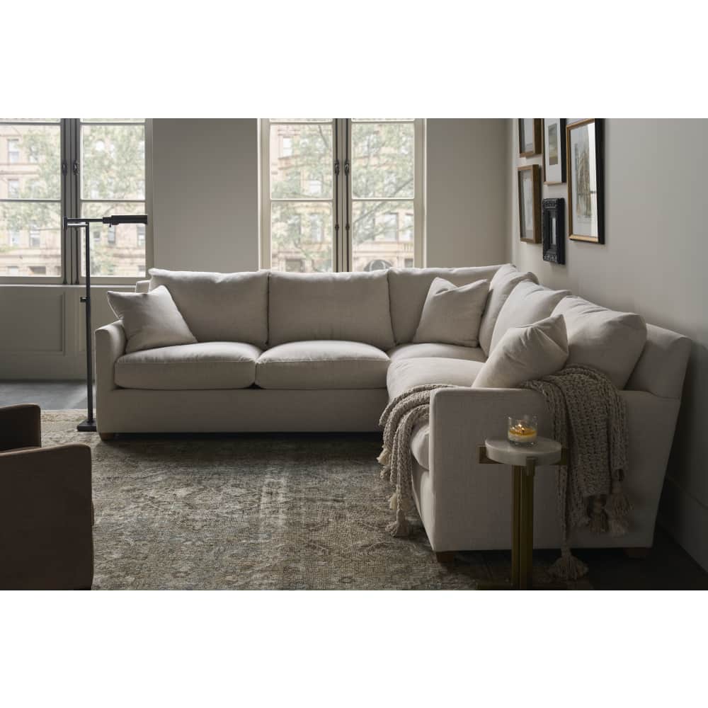 Quick Ship Lilah Sectional - Plush Crypton Chenille