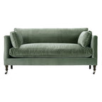 Quick Ship 71” Madeline Sofa - Antiqued Moss Velvet