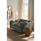 Quick Ship 71” Madeline Sofa - Antiqued Moss Velvet