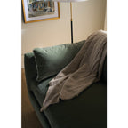 Quick Ship 71” Madeline Sofa - Antiqued Moss Velvet