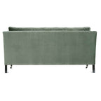 Quick Ship 71” Madeline Sofa - Antiqued Moss Velvet