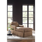 Madeline Slipcovered Chaise Chair