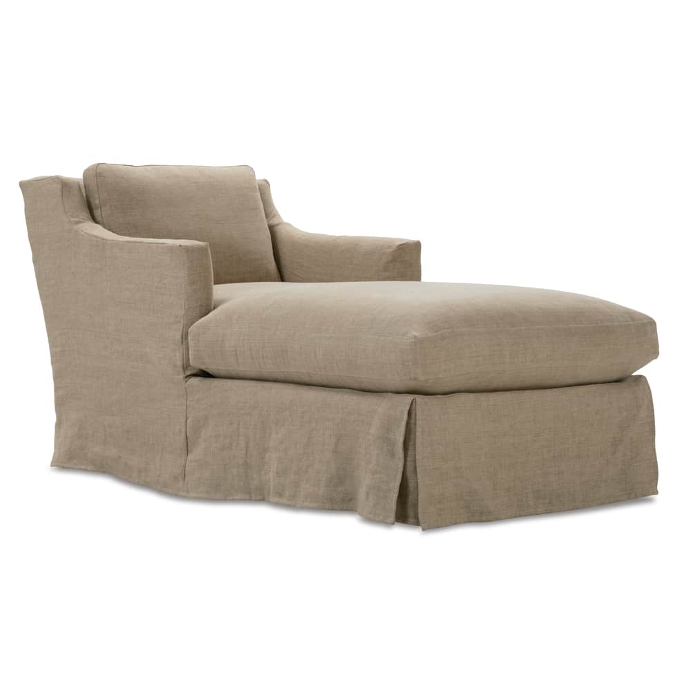 Madeline Slipcovered Chaise Chair
