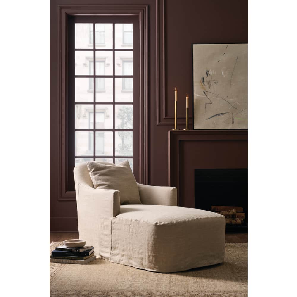 Noel Slipcovered Chaise Chair