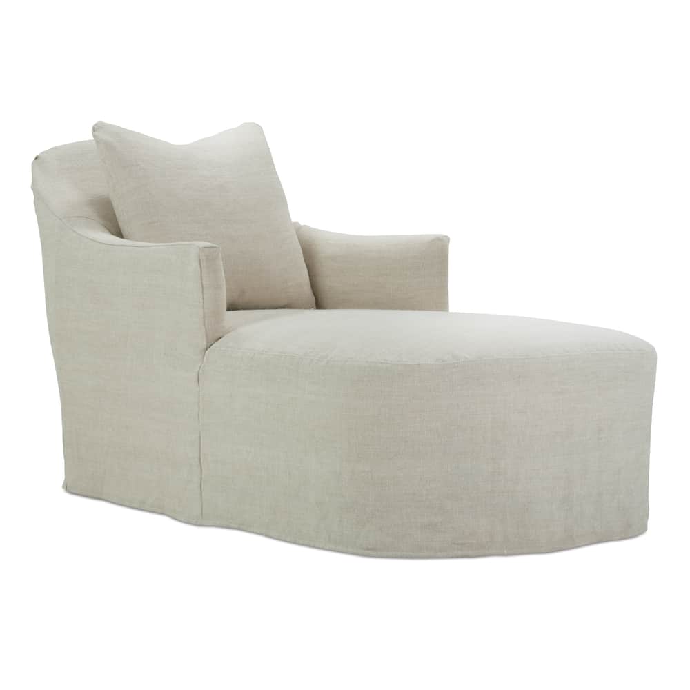Noel Slipcovered Chaise Chair