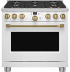 36" Smart Dual-Fuel Range with No-Preheat Air Fry