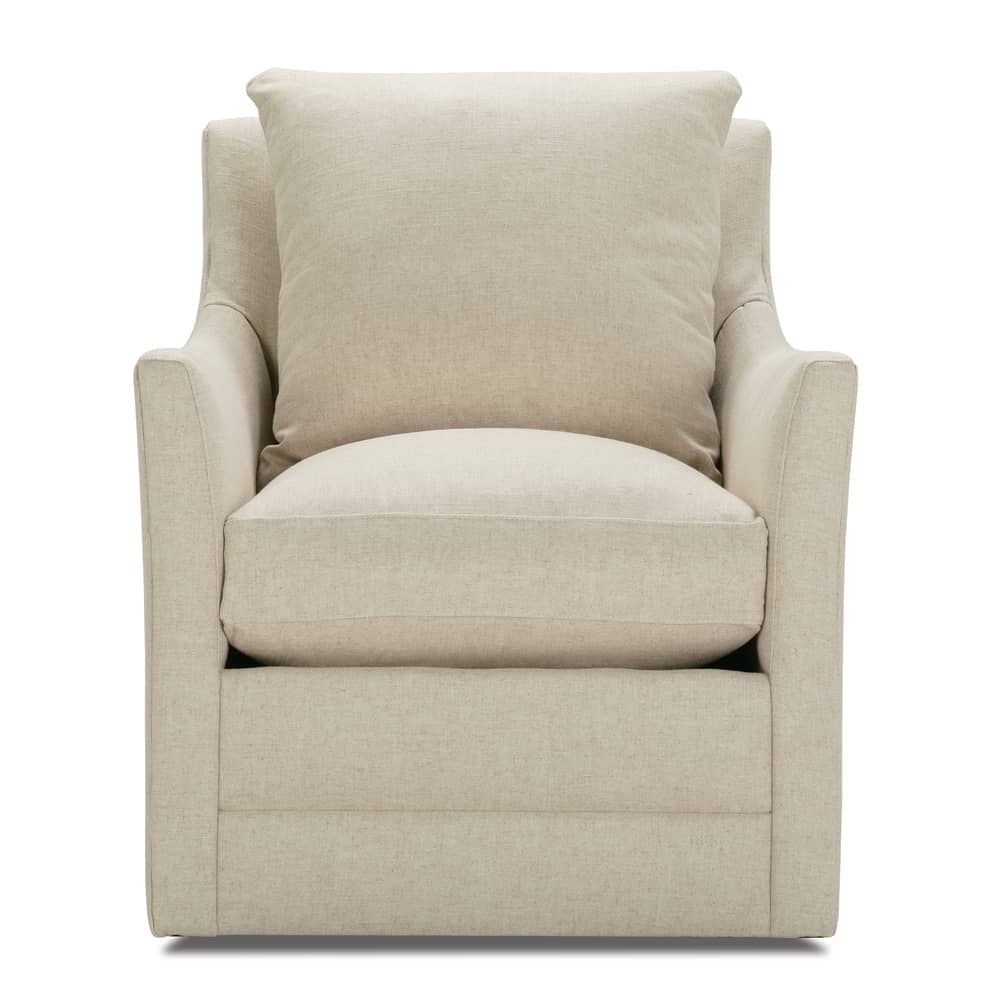 Quick Ship Isley Swivel Glider Chair by Rowe Furniture