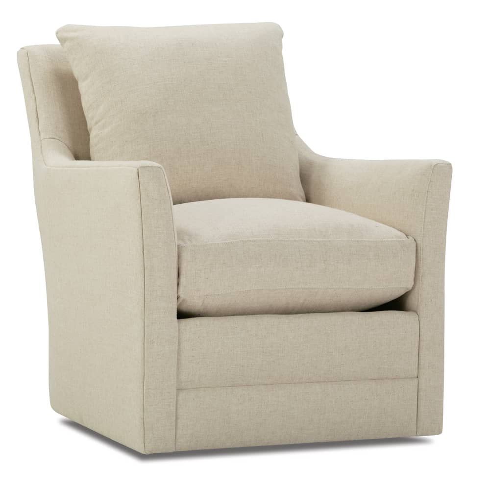 Quick Ship Isley Swivel Glider Chair by Rowe Furniture - angle 1