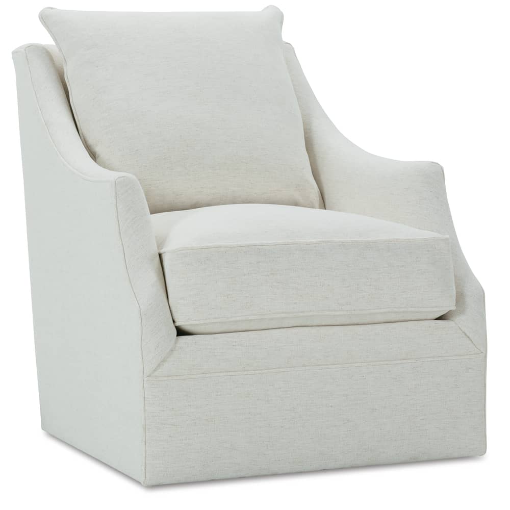Quick Ship Kori Swivel Chair by Rowe Furniture - angle 1