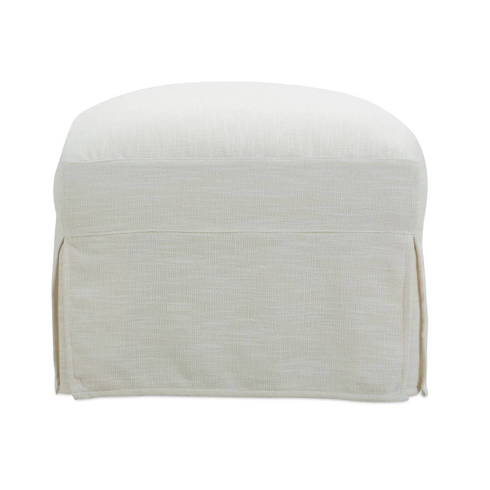 Madeline Slipcovered Ottoman