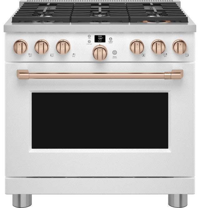 36" Smart Dual-Fuel Range with No-Preheat Air Fry