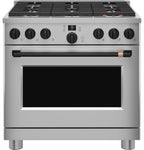 36" Smart Dual-Fuel Range with No-Preheat Air Fry