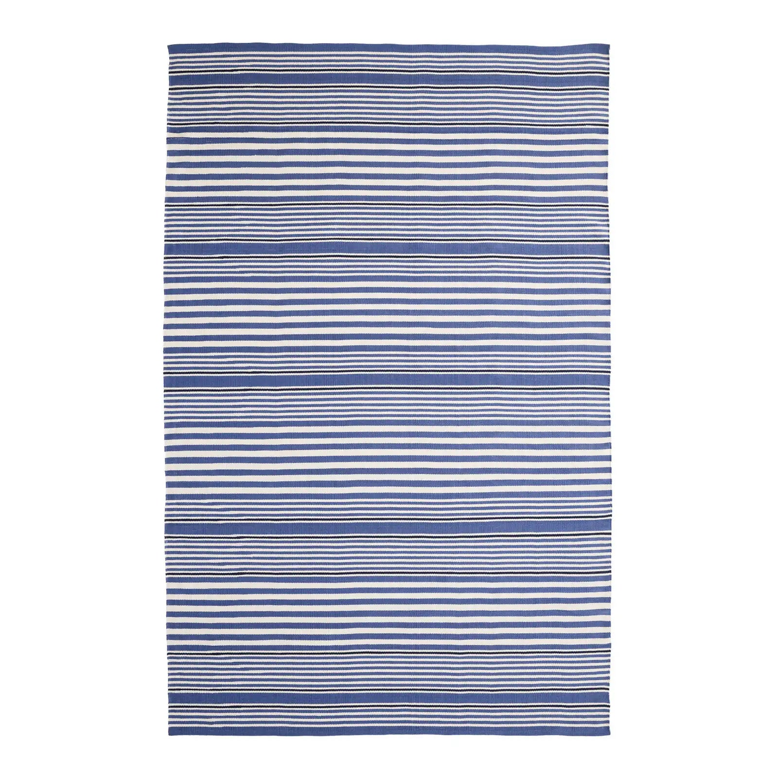 Rugby Stripe Handwoven Indoor/Outdoor Rug