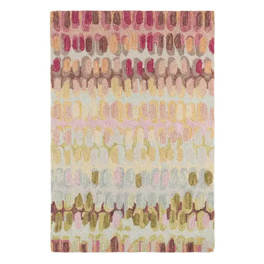Paint Chip Hand Micro Hooked Wool Rug
