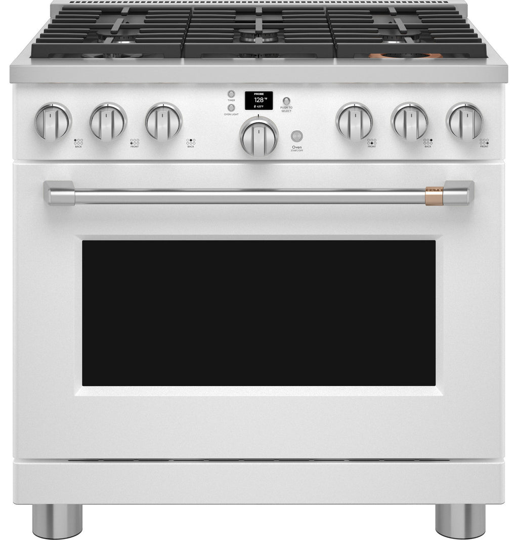 36" Smart Dual-Fuel Range with No-Preheat Air Fry