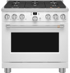 36" Smart Dual-Fuel Range with No-Preheat Air Fry