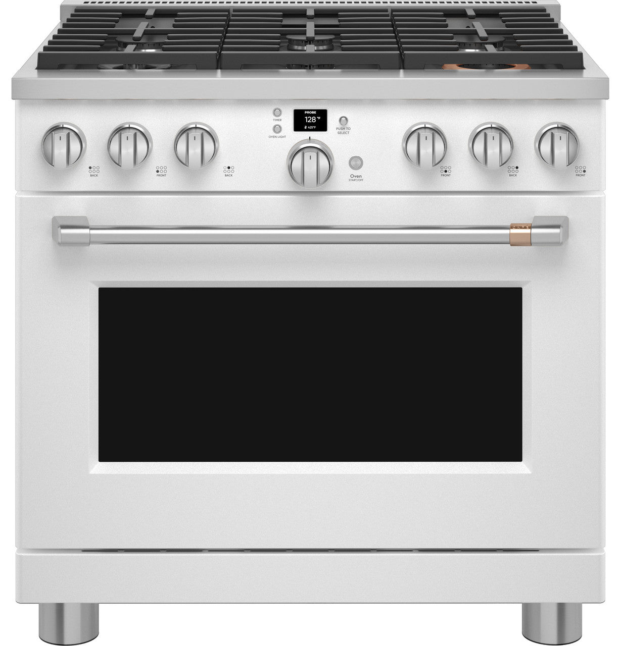 36" Smart Dual-Fuel Range with No-Preheat Air Fry