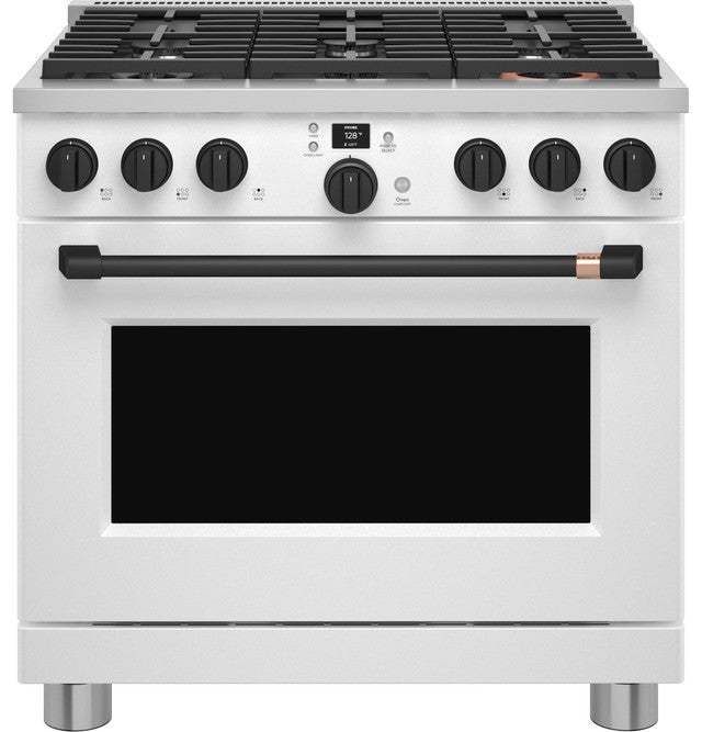 36" Smart Dual-Fuel Range with No-Preheat Air Fry