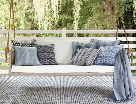 Rugby Stripe Handwoven Indoor/Outdoor Rug