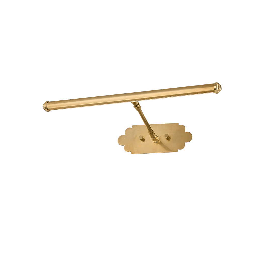 Luther Picture Light in Aged Brass by Hudson Valley Lighting