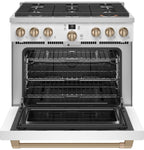 36" Smart Dual-Fuel Range with No-Preheat Air Fry