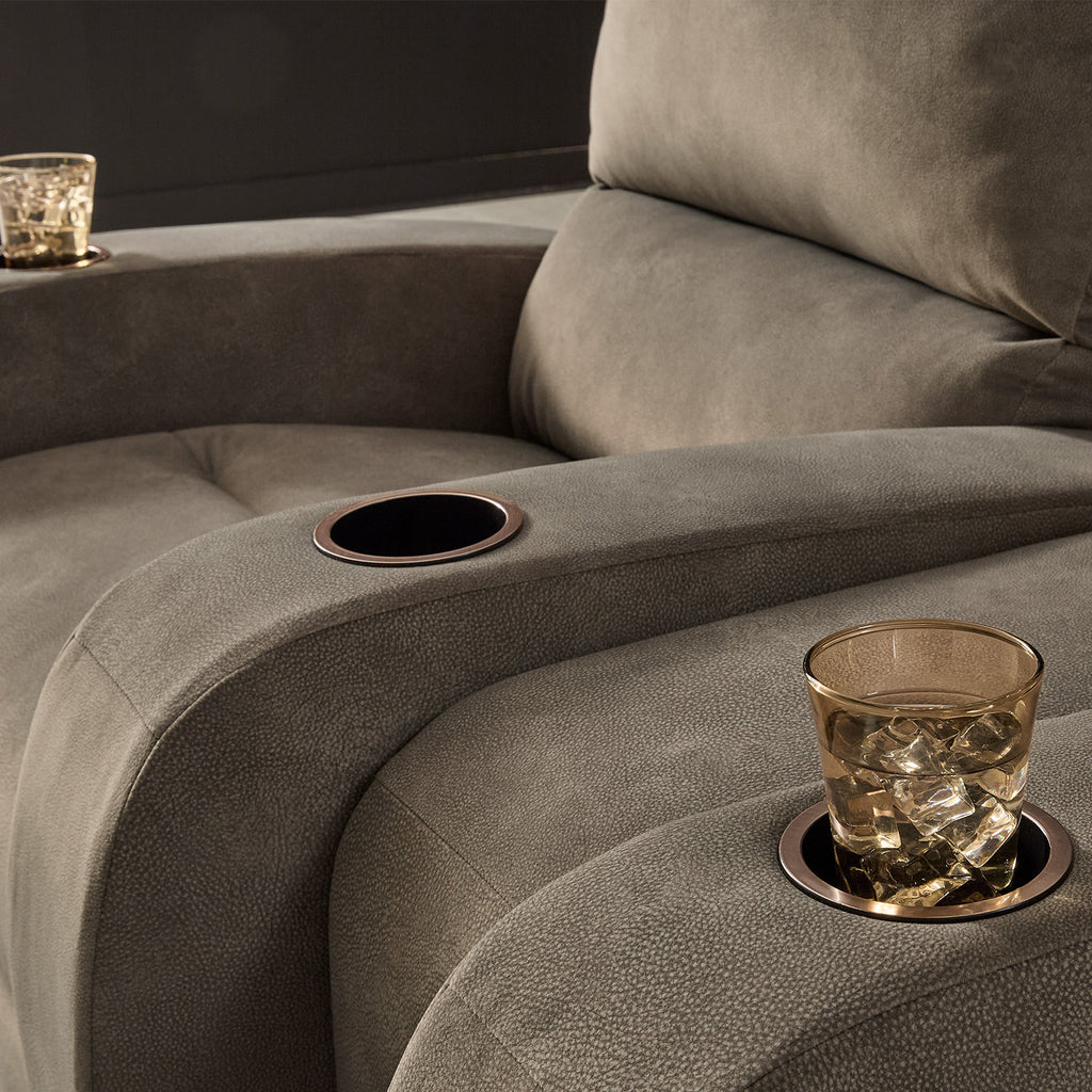 Cameo recliner cupholder detail
